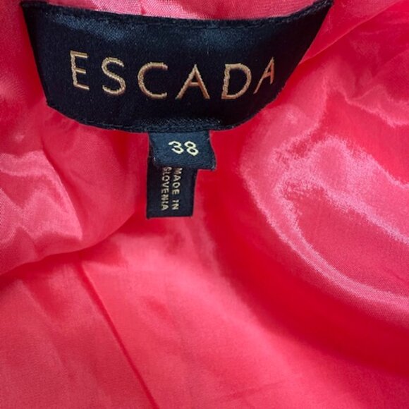 Escada Coral Jacket Size 38 - Picture 5 of 7